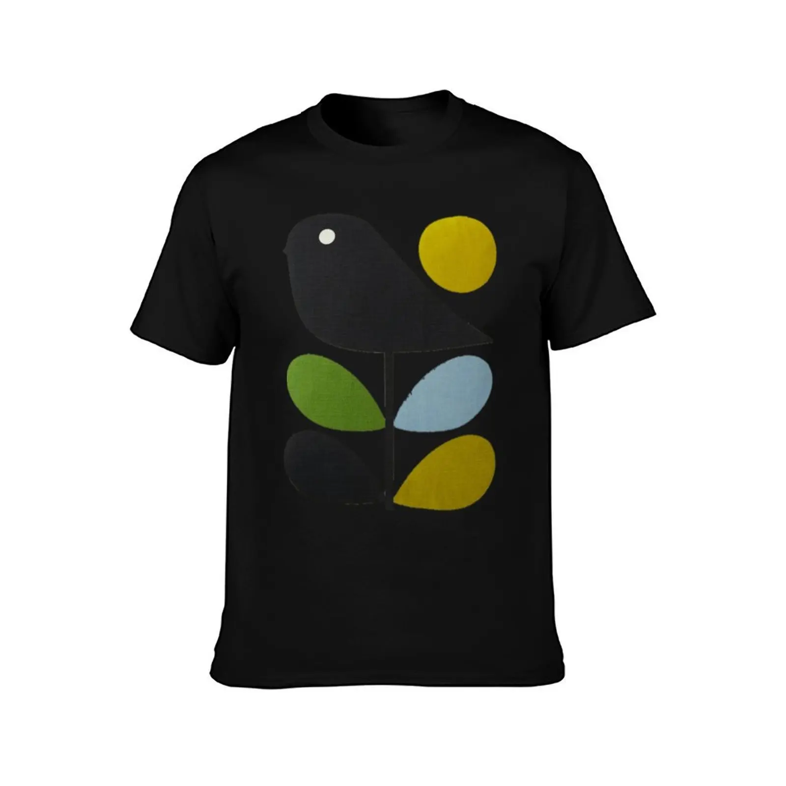 Фото Футболка Orla Kiely Multi Stem из цветной ткани, легкая футболка больших размеров №2