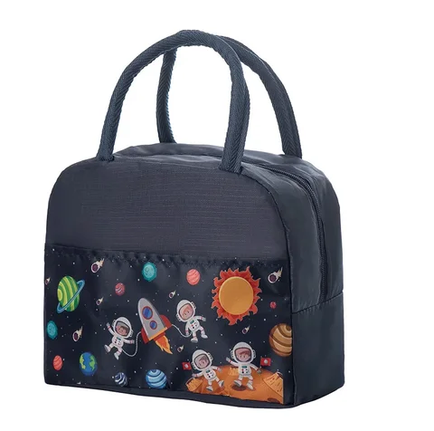 Переносные сумки для обедов теплоизоляция, детский школьный Ланч-бокс, сумка для хранения пикника, вместительная сумка
