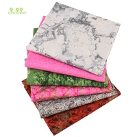 chainhoprinted plain cotton fabricpatchwork clothdiy quilting sewing materialbronzing series textile25x25cmpiecectp01 b