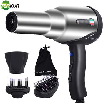 Blow Dryer with Diffuser Ionic Hair Extended lifespan AC Motor 2 Speed and 3 Heat Settings Cool Shut Button Fast Drying EU 1