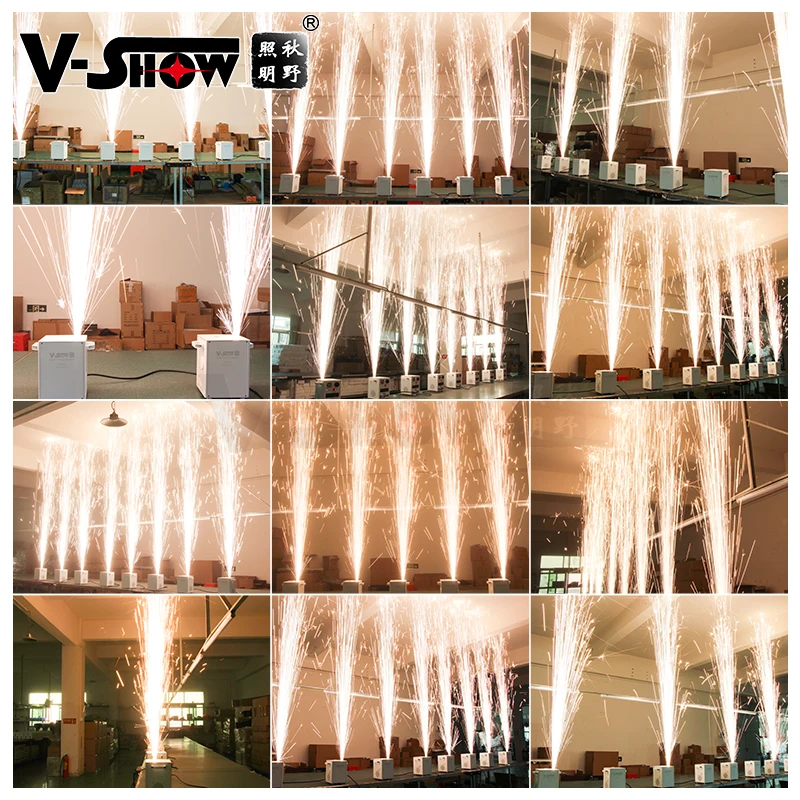 VSHOW CSF650 2 шт. с фотооборудованием 650 Вт мини-машина для фонтанов холодной свечей