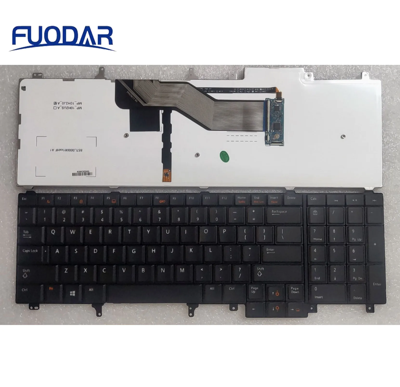 

UK New keyboard For Dell Latitude E6520 E6530 E6540 E5520 E5530 No Backlit