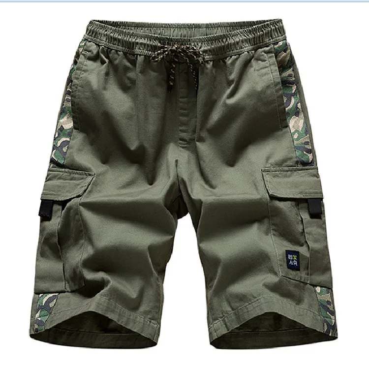 Men's Multi-package Overalls Shorts Summer Men's Cotton Loose Large Casual Pants Pants Pants Capris Men Shorts