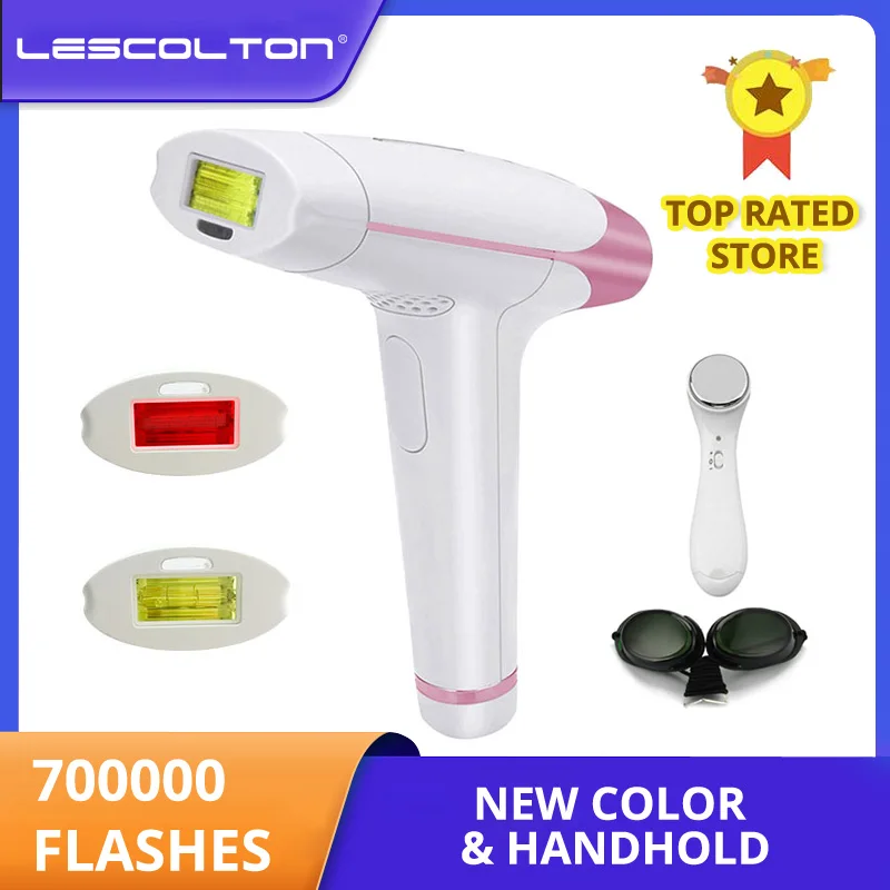 

Lescolton 3in1 700000 Flashes IPL Hair Removal Pulsed Device Permanent Hair Removal T-009 IPL Electric Epilator depilador Home