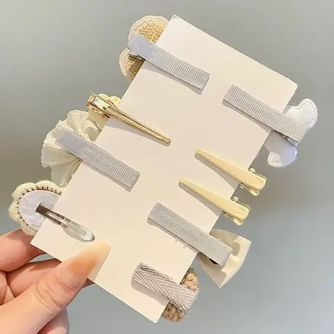 Детские заколки для волос 9 шт.