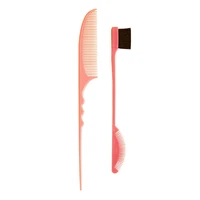 edge brush comb alwafore double sided 3 in 1 edge control brush for baby hair salon hair comb brushes beauty tools