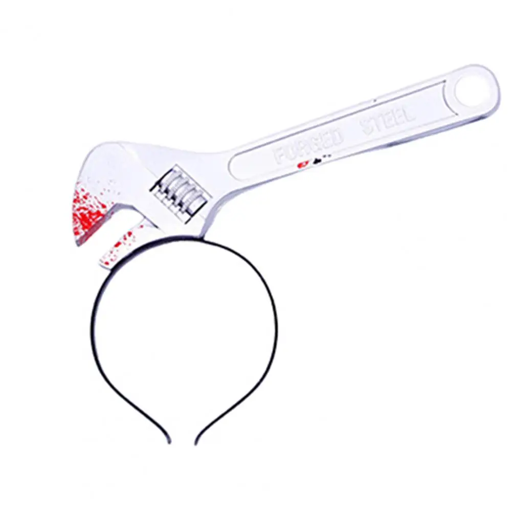 Обруч для волос на Хэллоуин искусственные пилы крови нож Готическая повязка