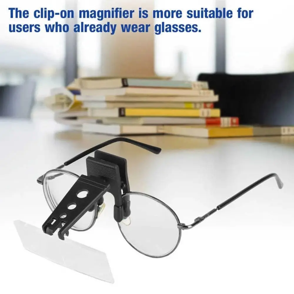 

reading Jewelry Appreciation 1.5X 2.5X 3.5X with Clip Loupe Glasses Magnifier Glass Reading Jewelry Magnifying Glass