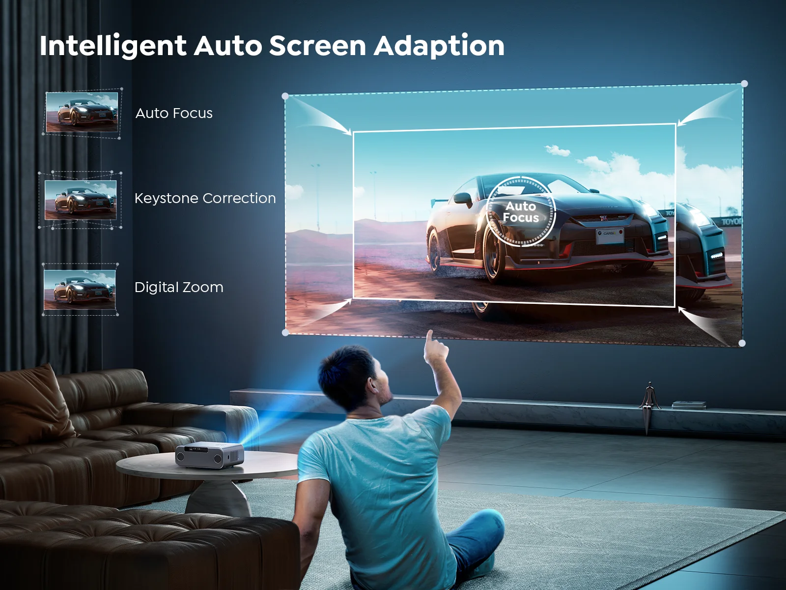 プロジェクター Yaber Pro V9 Projector Yaber Pro V9 TVビデオプロジェクター – Yaber Official