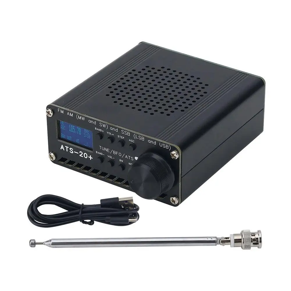 

New ATS-20+ Plus ATS20 V2 SI4732 Radio Receiver DSP SDR Receiver FM AM (MW and SW) and SSB (LSB and USB)