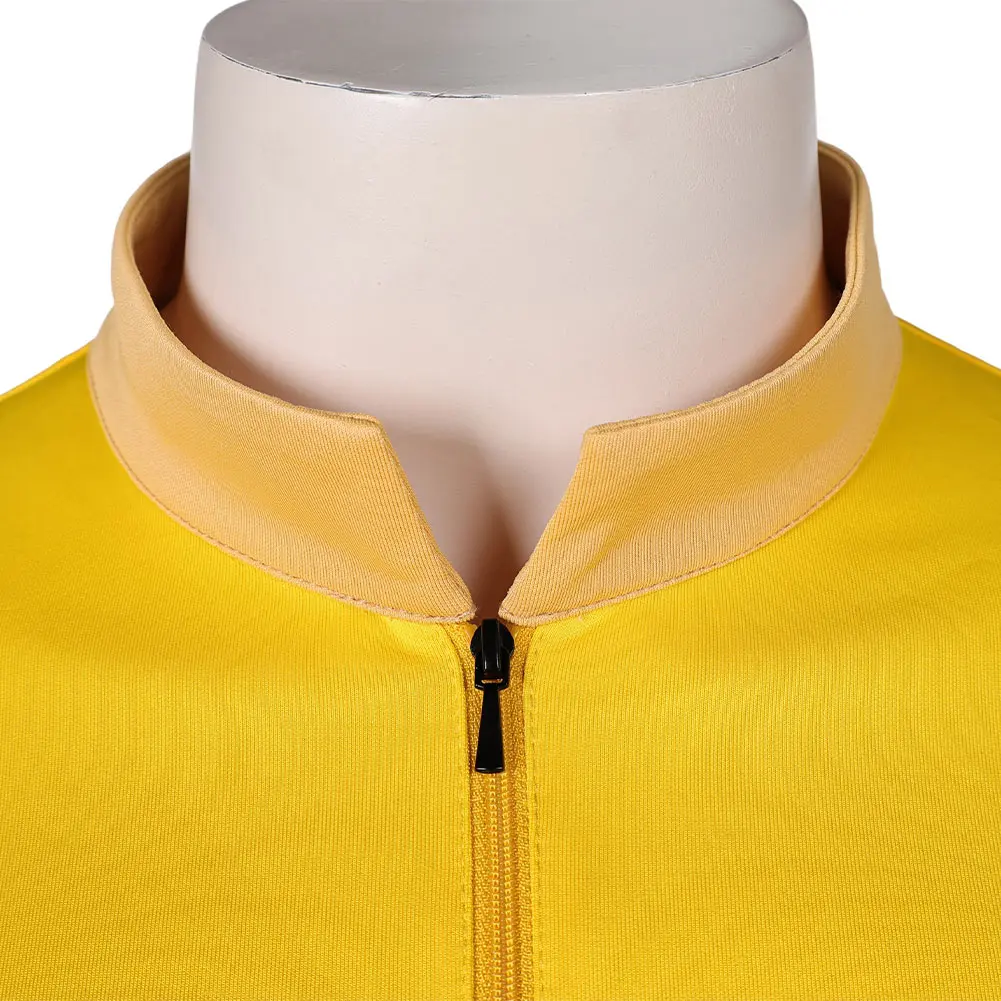 Костюм команды для косплея существа John Economos мужчин желтая униформа рубашки