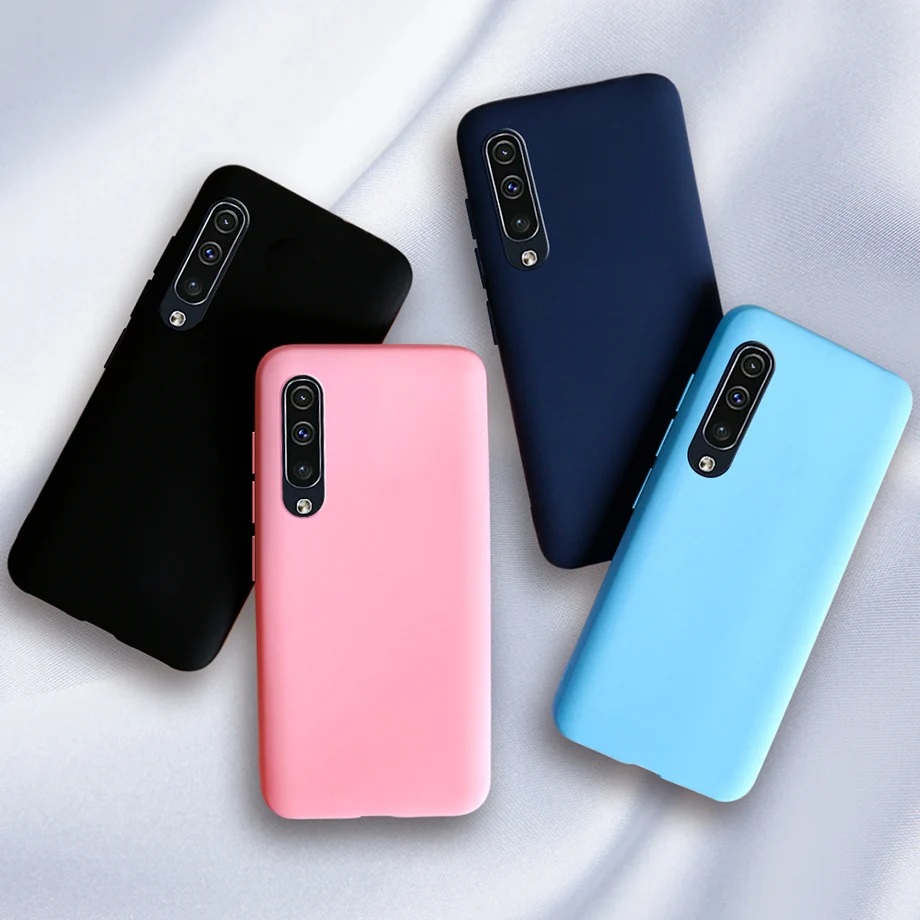 

Case Cute Silicone Black Matte Back Covers on For Phone Case for A50 S A50s A 30s Case Cover