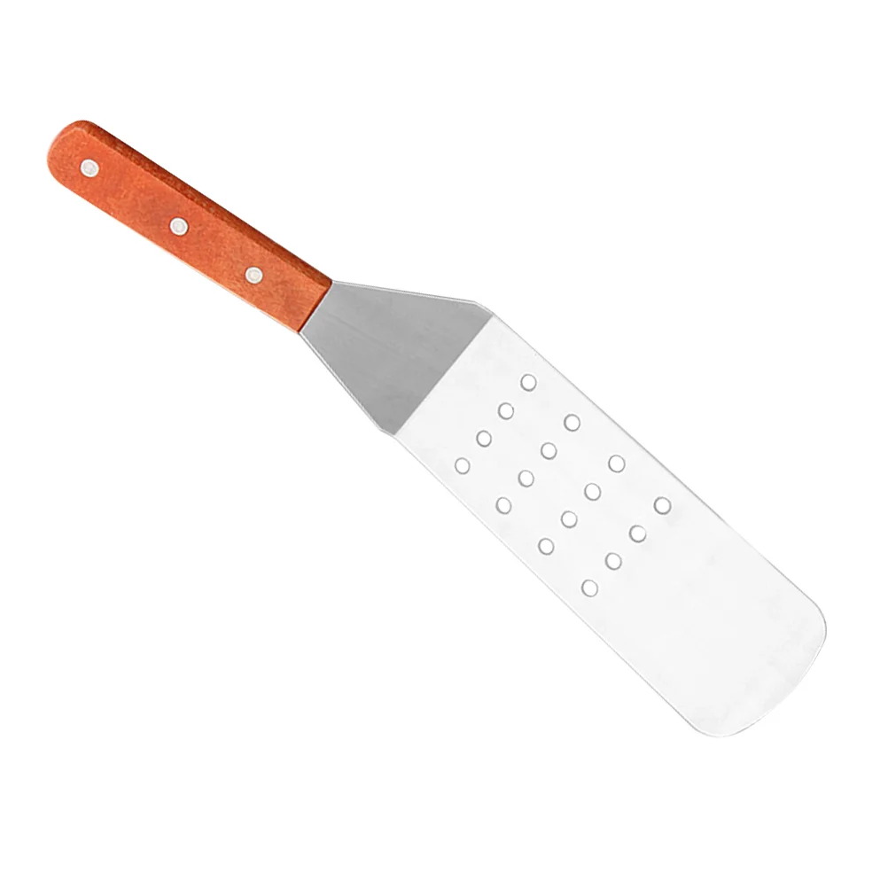 

Spatula Griddle Metal Grill Turner Scraper Stainless Steel Steak Spatulas Cooking Flat Kitchen Bbq Pizza Camping Burger