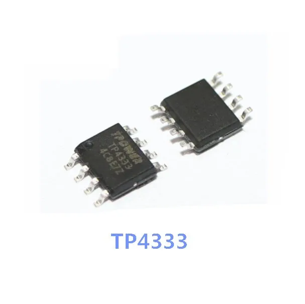 10 шт., чип TP4333 4333 SOP-8, 4,2 в, 1 А, Мобильная мощность, синхронный усилитель IC TPOWER, оптовая продажа