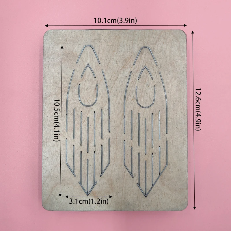 

Tassel Earring Wood Cutting Dies Compatible with Most Machines