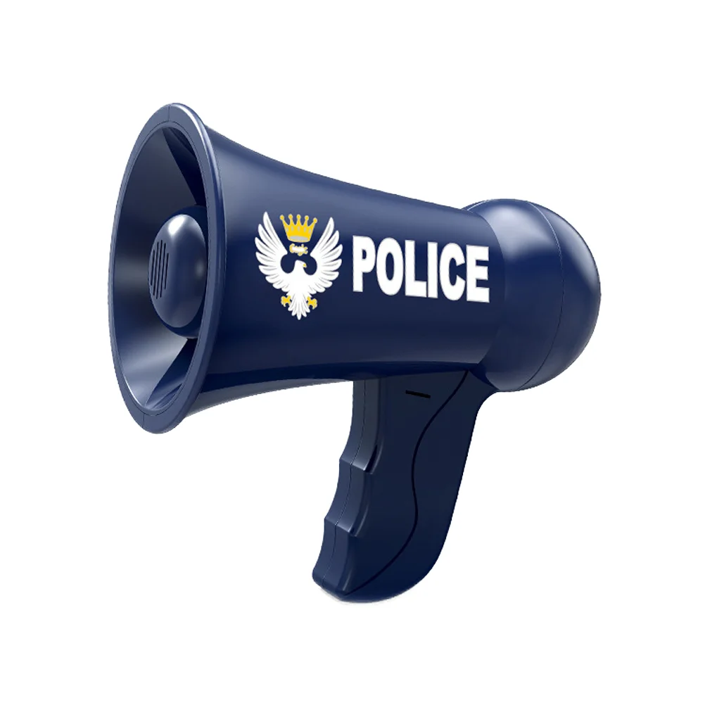 

Toy Megaphone Police Toys Kids Changer Voice Shield Microphone Riot Cosplay Recording Policeman Role Officer Playswat