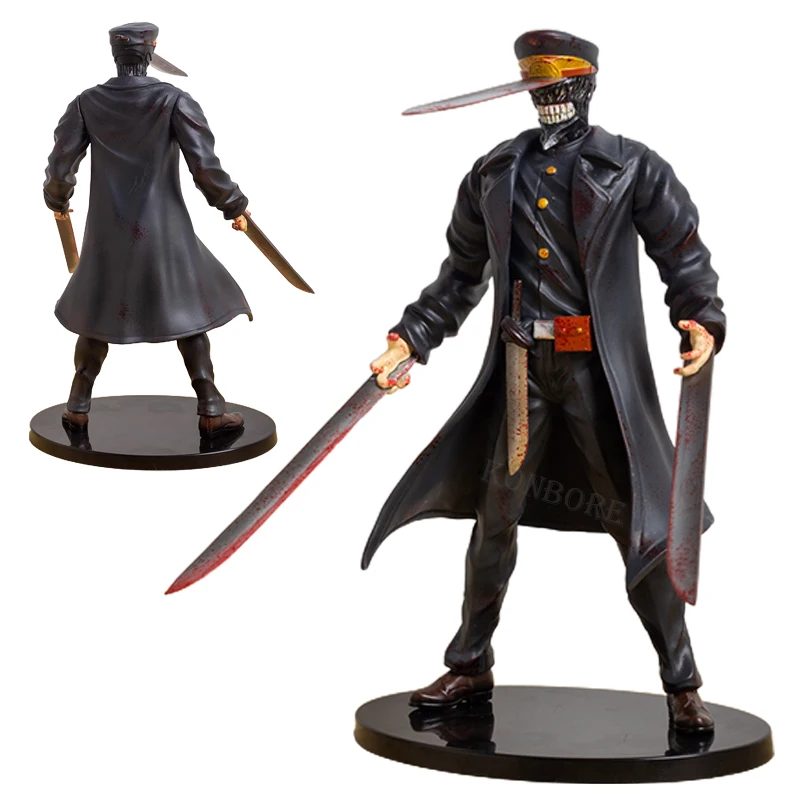 

24cm Chainsaw Man Katana Man Anime Figure Samurai Sword Action Figure Denji/Power Figurine Adult Collectible Model Doll Toy Gift