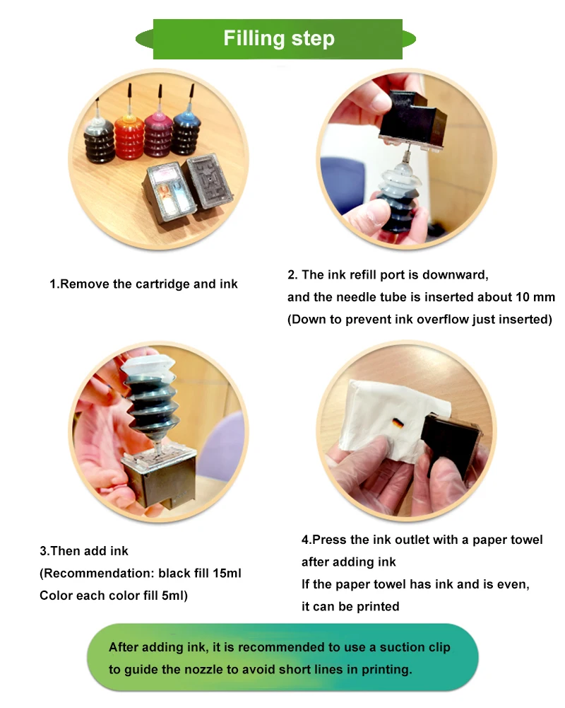 Совместимый с Vilaxh Заправляемый картридж для чернил PG88 CL98 стандартные