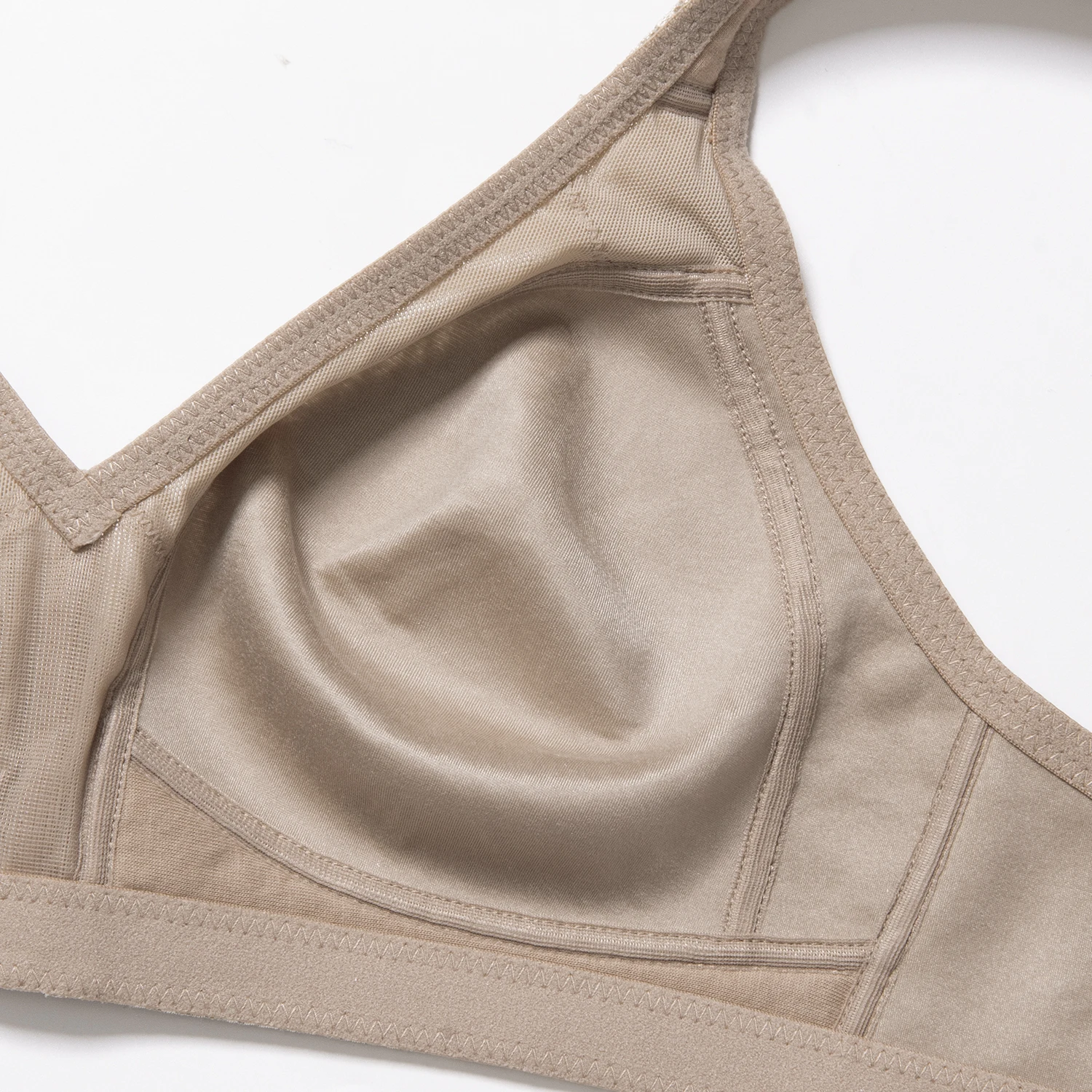 Wingslove Breast Minimizer Bra Full Coverage Wirefree Plus Size Non Padded Lingerie Adjustable Straps Push Up Brassiere Femme