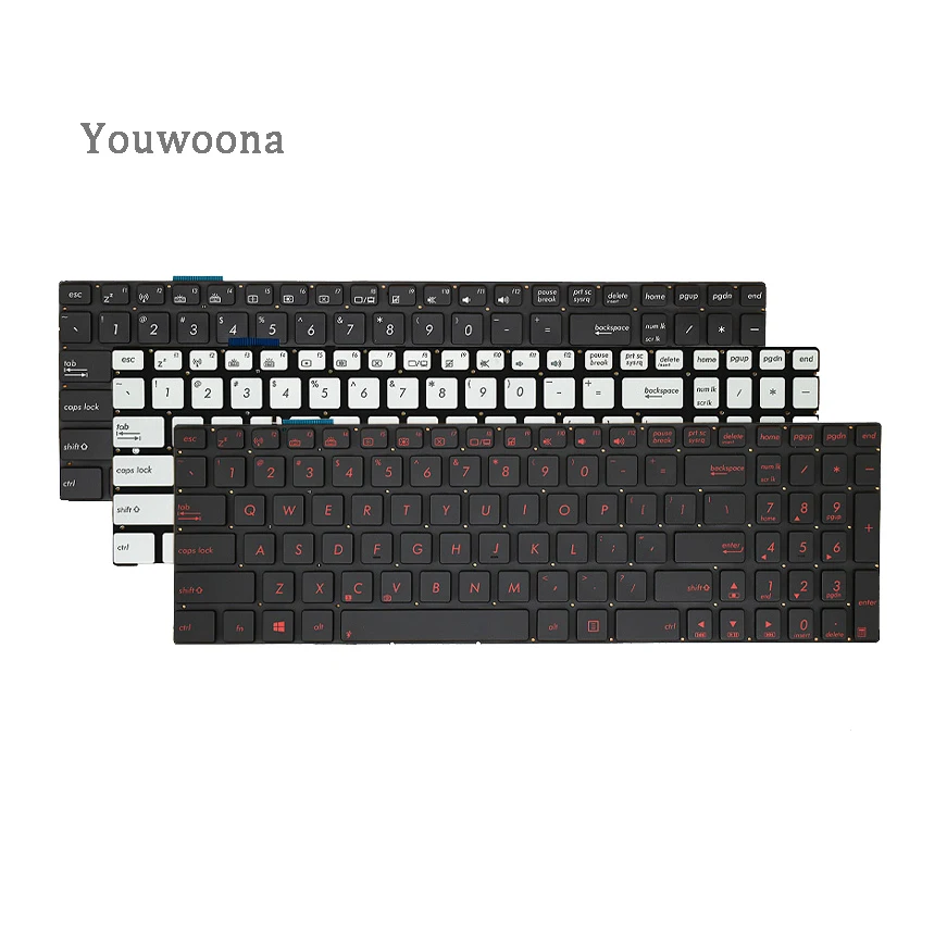 

New ORIGINAL Laptop Keyboard For ASUS N56V U500VZ N76V N550J N750J Q550L N56VM N56DP N56VZ N56VM N56 N76S Q550L N750