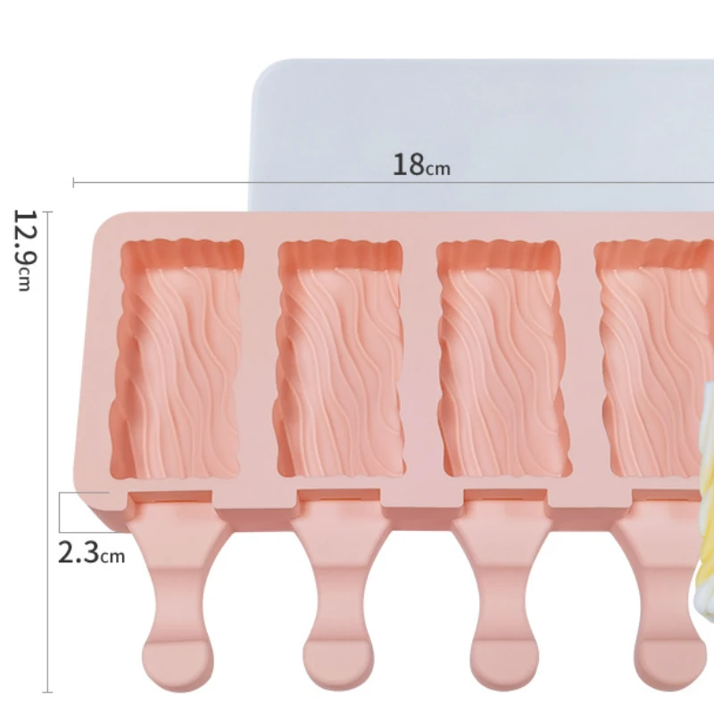 

Geometry Pattern Silicone Ice Cream Mold Ice Cube Barrel Mold Dessert DIY Home Ice Mould Maker Tools for Ice Make