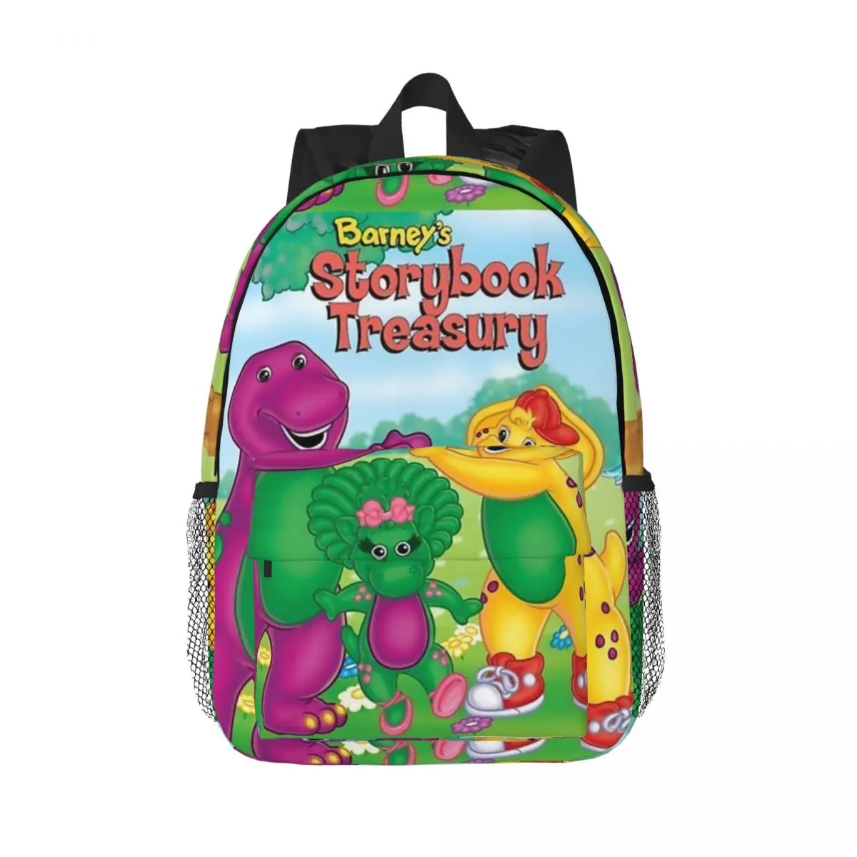 

Сумка для книг для девочек и мальчиков Барни, модные школьные ранцы для студентов, рюкзак для ноутбука, вместительная сумка на плечо