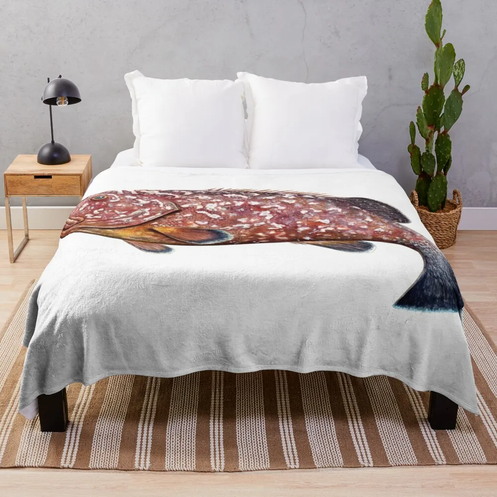 Плед Dusky Grouper или Merou декоративное для малышей одеяла