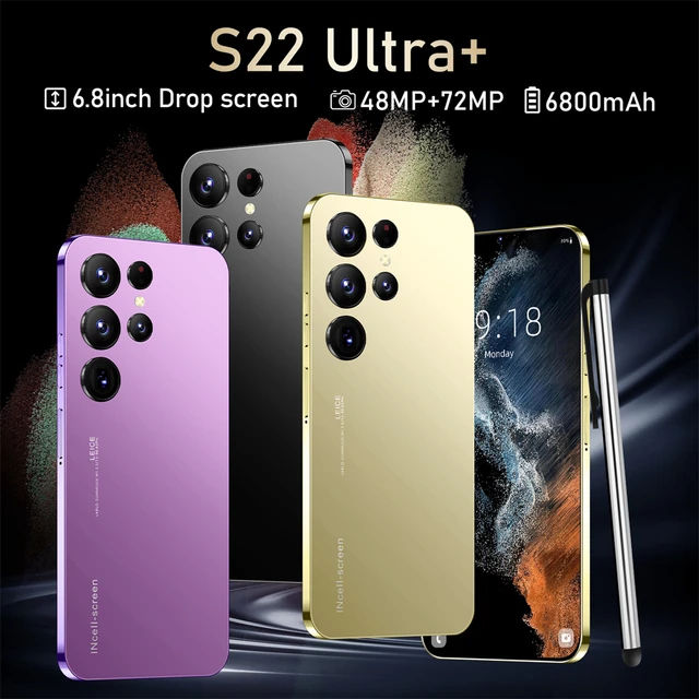 Global Version Smartphone S22 Ultra+ 5G 6.8Inch 12G+512GB Mobile Phone Fingerprint Face HD Camera Smart Cellphone Unlocked 2