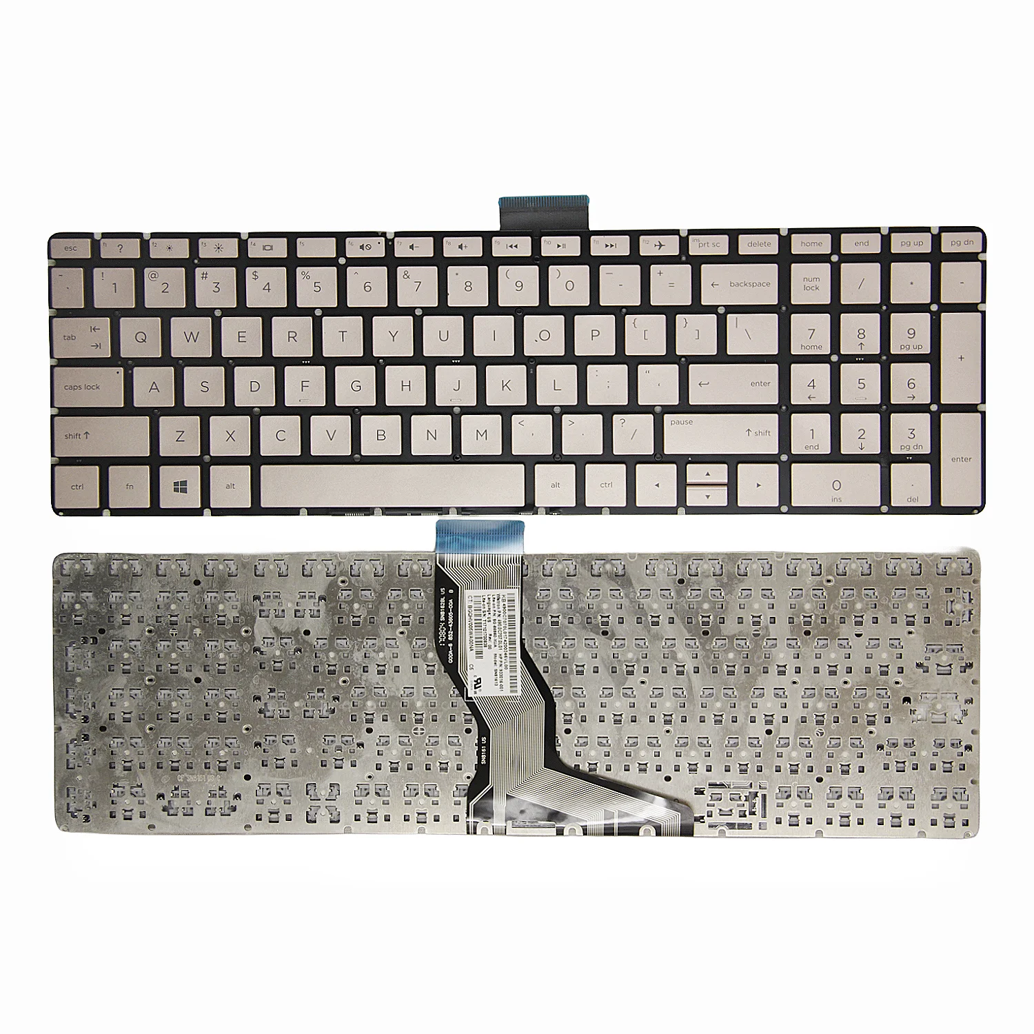 100% новая оригинальная американская клавиатура для HP 15-BS 15-CC 15-CB 15-BQ 15-BP15-CK TPN-Q190 Q191