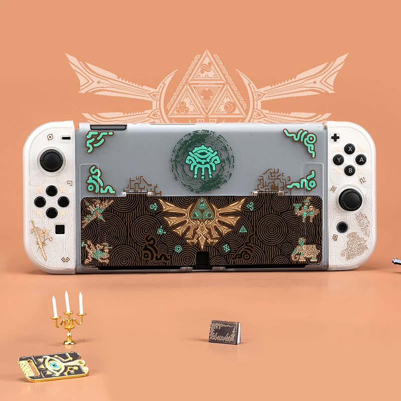 

Oled Case For Zelda Protective Case For Nintendo Switch OLED Hard PC Cover Joy-con Controller Housing For Nintend Switch Case