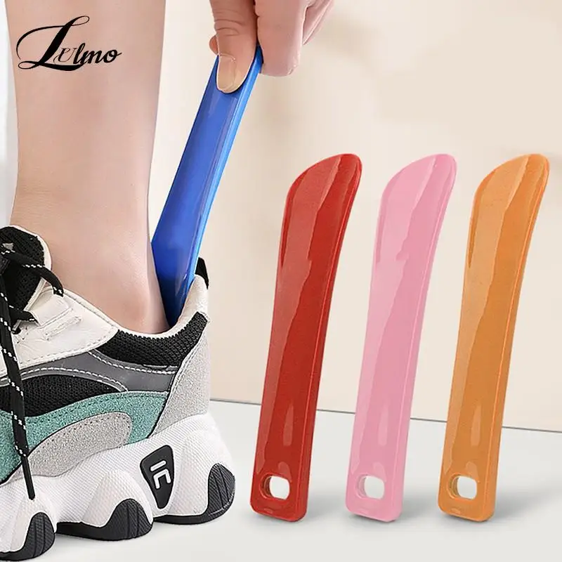 Easy On And Off Shoe Accessories Durable Shoe Lifter Spoon Shape Useful Shoehorn Unisex Lazy Shoe Helper
