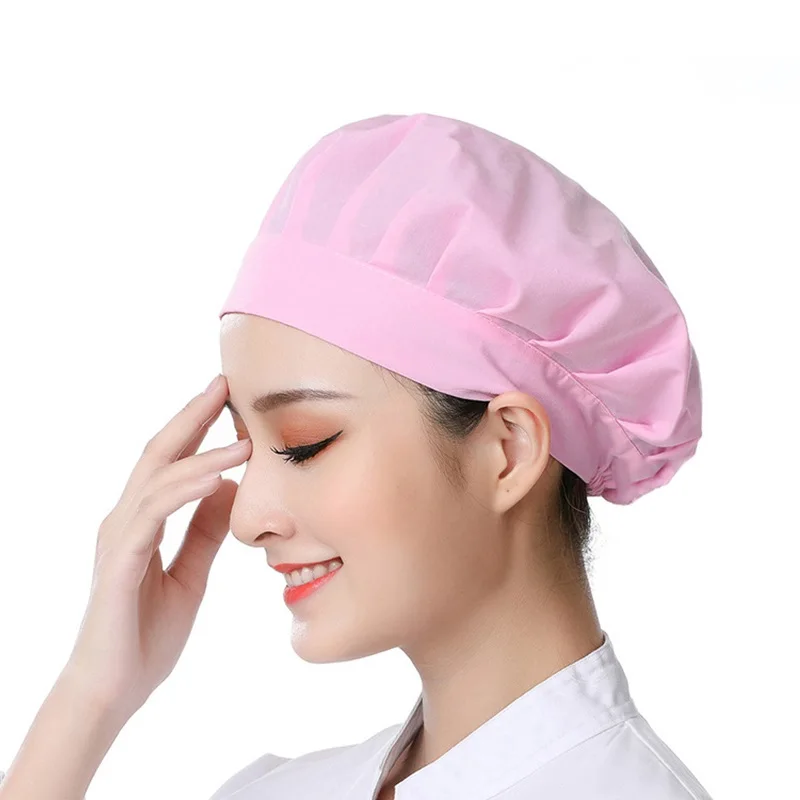 Унисекс Дышащие Эластичные Сетчатые Шапки Шеф-повара Для Кухни Ресторана