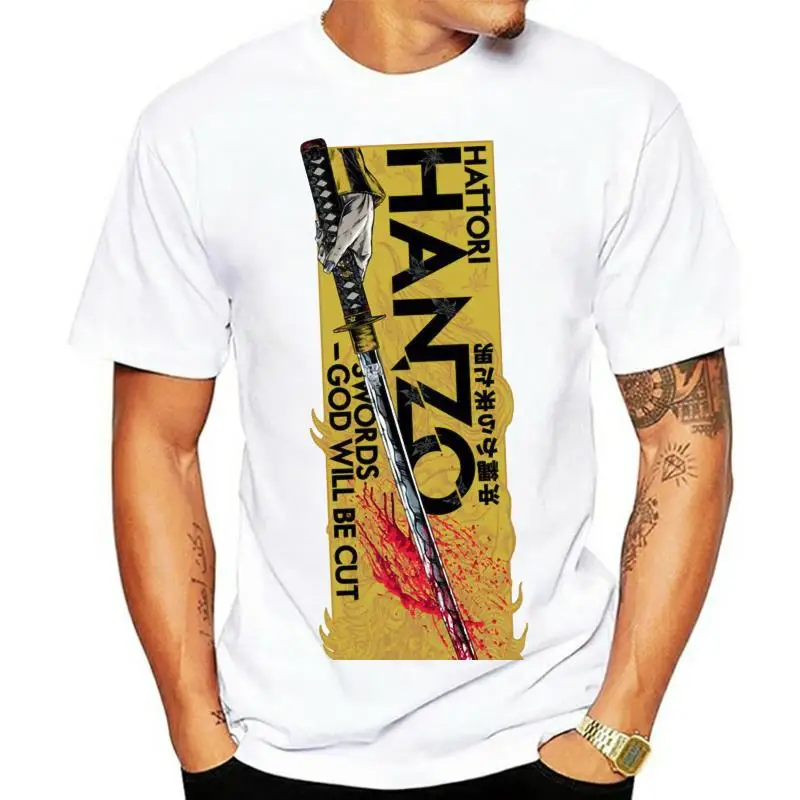 

2023 Fashion Summer Style Hattori Hanzo LOGO T-Shirt Bill Tarantino Kill Movie Tee shirt