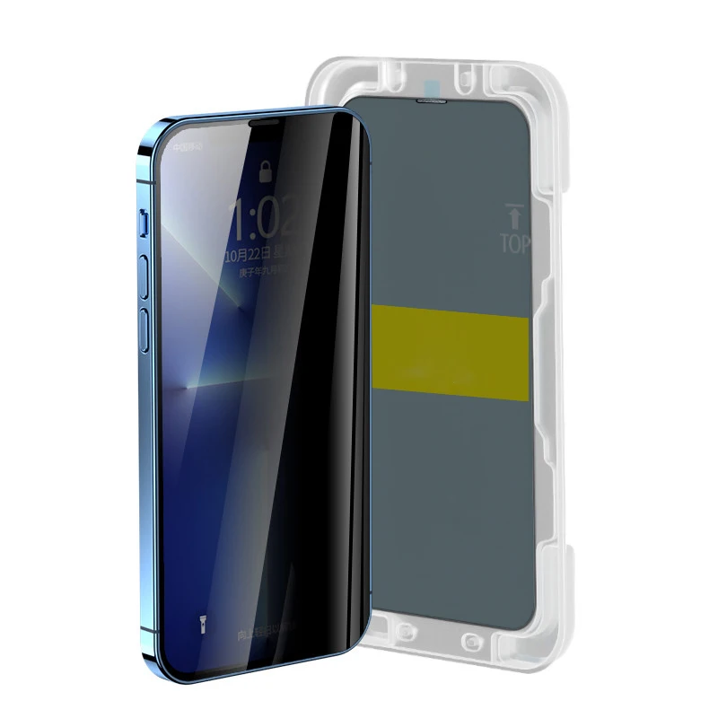 

Защитная пленка из закаленного стекла для iphone 13, антишпионская Антибликовая Защита экрана 11 Pro Max 7 8 XR XS 12, с инструментами для установки