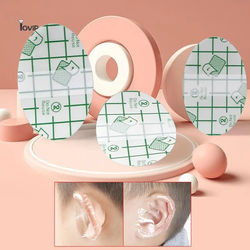 

20/60pcs Disposable Waterproof Ear Protector Swimming Cover Caps Salon Hairdressing Dye Water Shampoo Shower Ear Care Cover