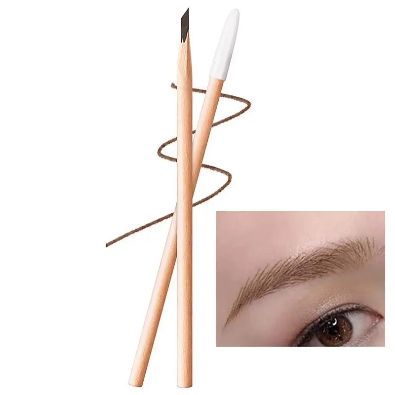 

Brow Definer Longwearing Eye Brow Pencils Eyebrow Pen For Smug Proof Lower Eyelashes & Brows Waterproof Eyeliner For Girls Women