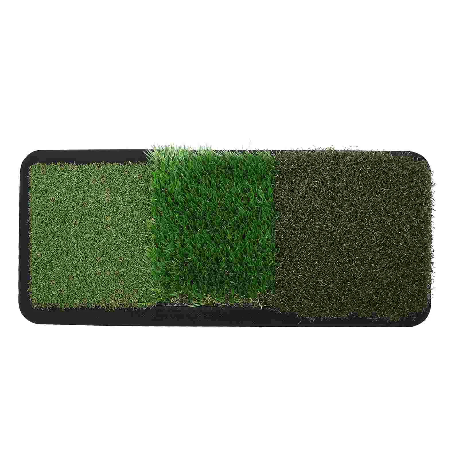 

Коврик для тренировок в помещении, портативный коврик для ударов, коврик для игры в гольф с искусственным газоном, коврик для качели, 1 компл...