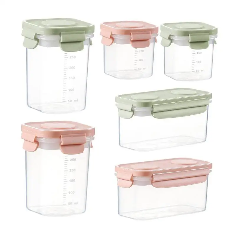 

Plastic Food Storage Container Colored Food Storage Containers With Airtight Lids Vacuum Transparent Storage Bottle Tea Tank