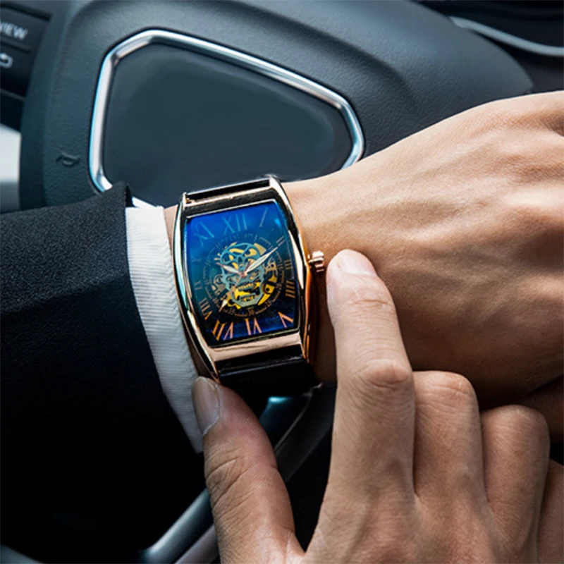 Часы наручные мужские Кварцевые водонепроницаемые с ремешком на руку