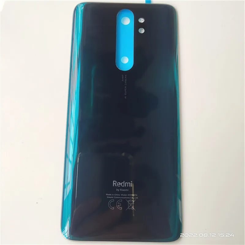 

New Back Battery Cover Door Housing Rear Case For Xiaomi Redmi Note 8 Pro Glass Panel Phone Lid With Adhesive Shell