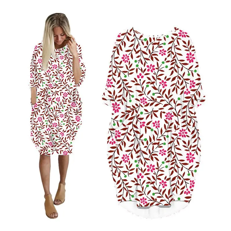 

Платья для женщин с карманами и длинным рукавом, повседневная женская одежда, модная женская одежда больших размеров, женское платье миди, п...