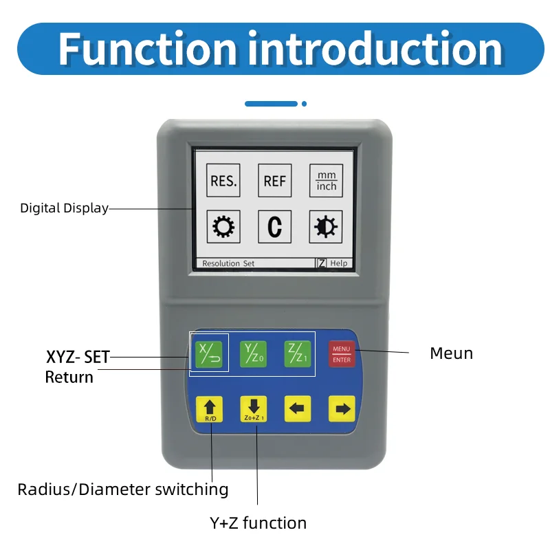 2-осевой цифровой дисплей с 2 шт. 50-1000 мм линейная стеклянная шкала сетка линейка