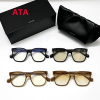 korea gentle brand gm ata optical eyeglasses frame square oversized eyewear men women myopia prescription reading eyeglasses
