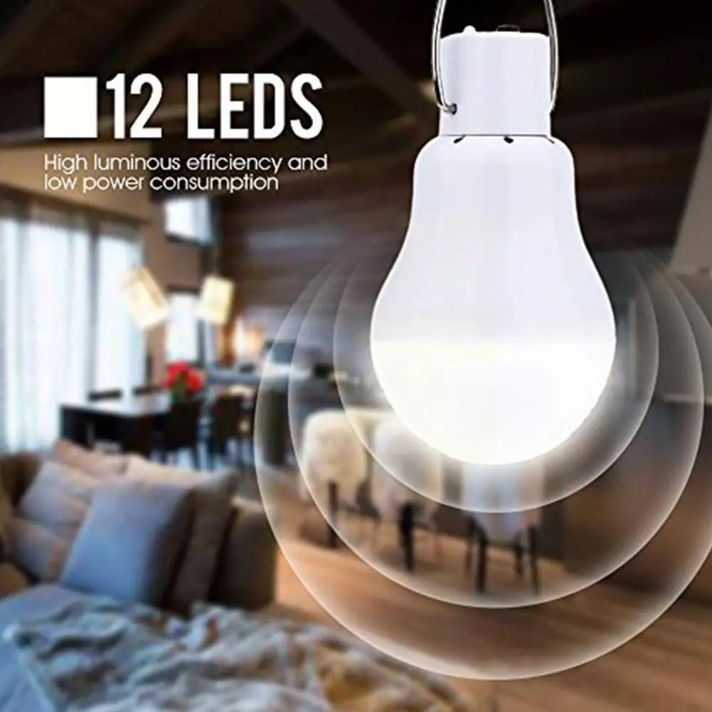 

15w 130lm Solar Power Outdoor Light Solar Lamp Portable Lamp Bulb Energy Solar Led Bulb Light Solar Lighting G9i9