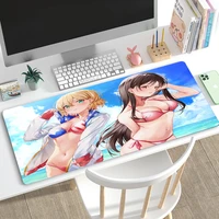 anime rent a girlfriend mouse pad mizuhara chizuru gamer large keyboard mousemat asami playmats kawaii cute girls carpets rugs