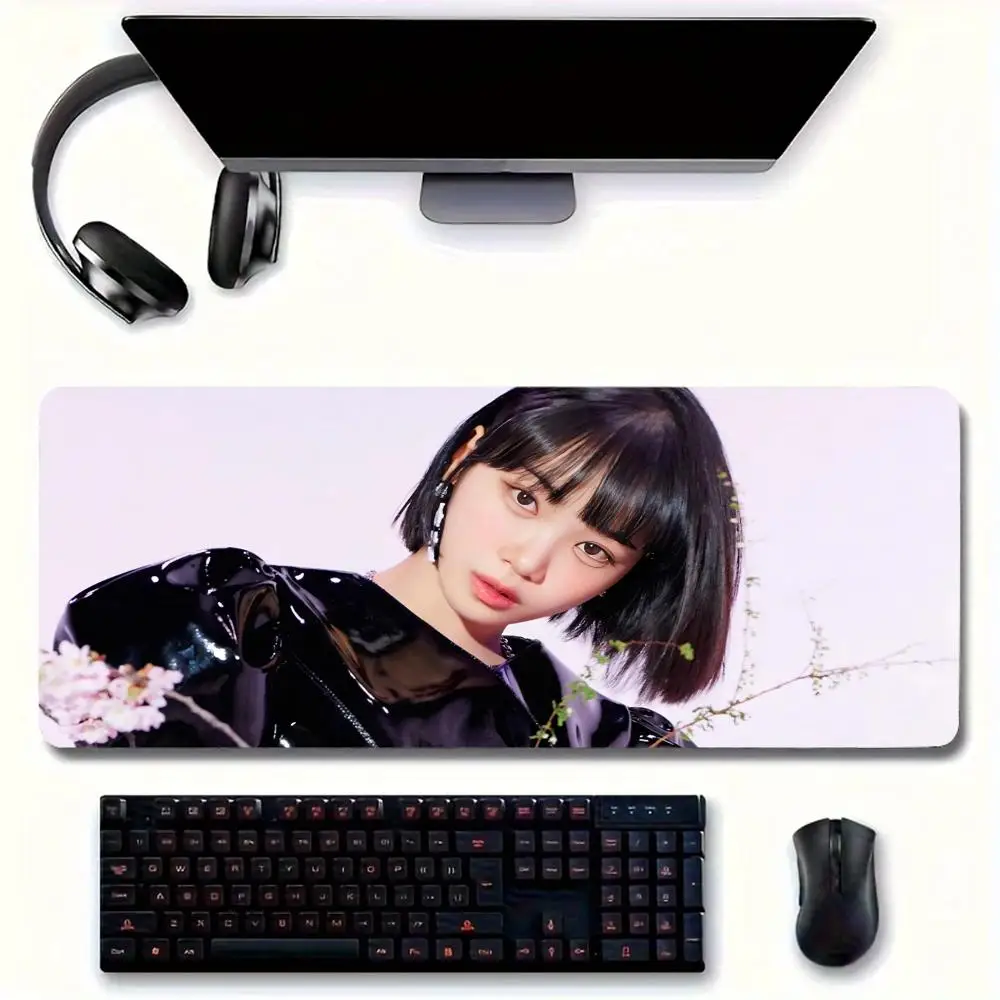 Singer About K-Kim C-Chaewon MINISO Mouse Pad Large pad for home office Waterproof desk Computer Keyboard pa