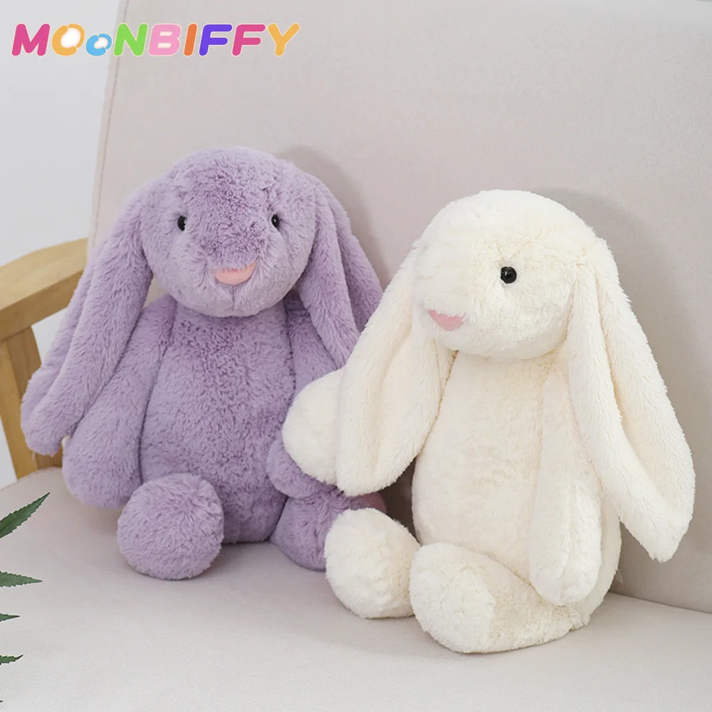 

Мягкие плюшевые игрушки разных размеров для детей, длинные уши, кролик, спящий, милый мультяшный кролик, плюшевые игрушки, куклы-животные, де...