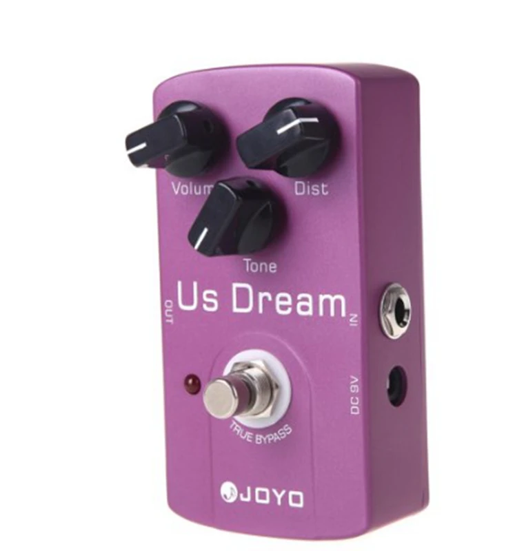 

JOYO JF-34 US DREAM, педаль искажения с высоким коэффициентом усиления, имитация управляемой трубки, педаль с одним эффектом для электрогитары, эффект True Bypass
