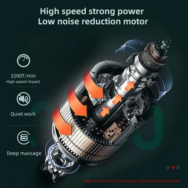 Muscle Massage Tissue Percussion Massager 6 Speed Relaxation Fitness Pain Releif