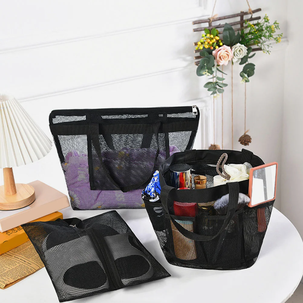 3-х шт. сетка для ванны и сауны дорожные косметички косметичка пляжного